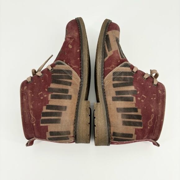 Goby Ankle‎ Boots Size 8.5 Piano Keyboard Music - Picture 5 of 8